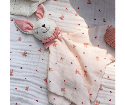 Doudou Cuddle Bunny Bows Personalizable