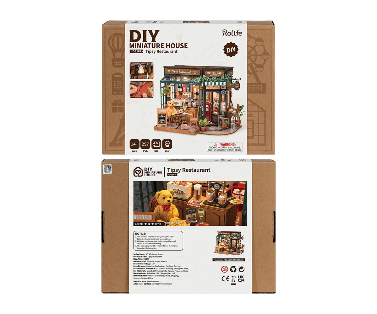 Maqueta en Miniatura Tipsy Restaurant