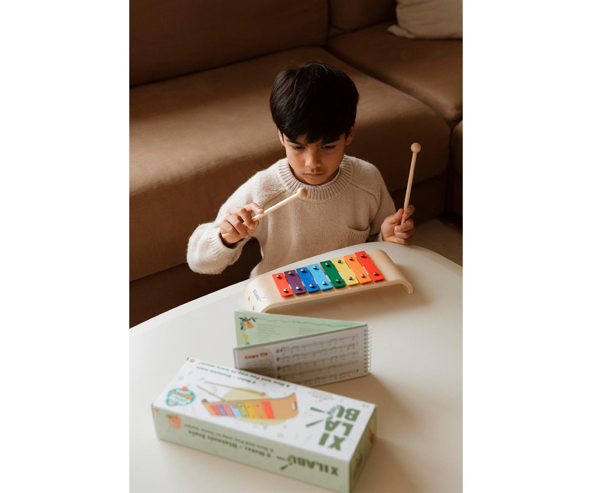 Xilófono Infantil Xilabú con Libro de Canciones