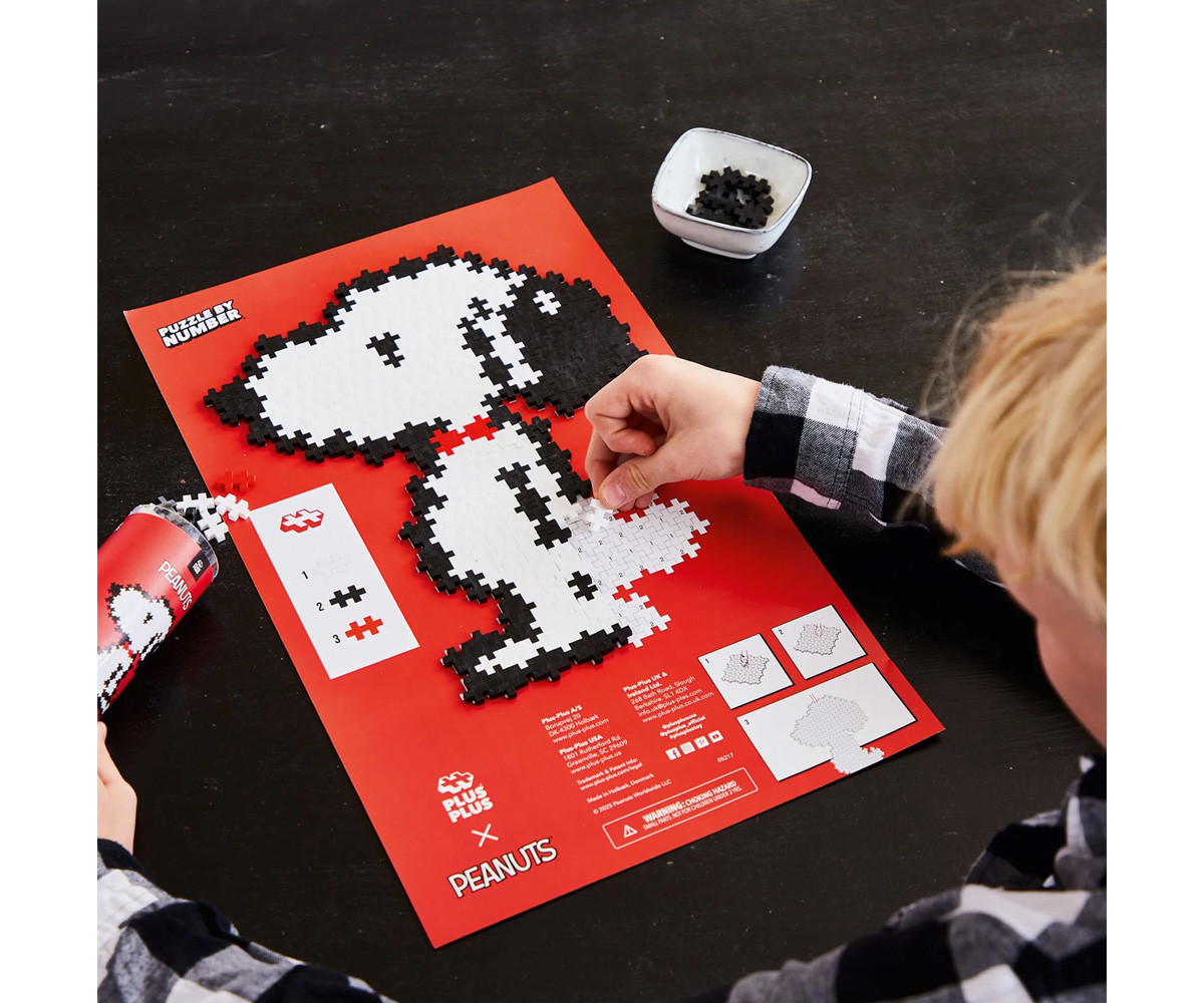 Tubo Peanuts Snoopy 275 piezas