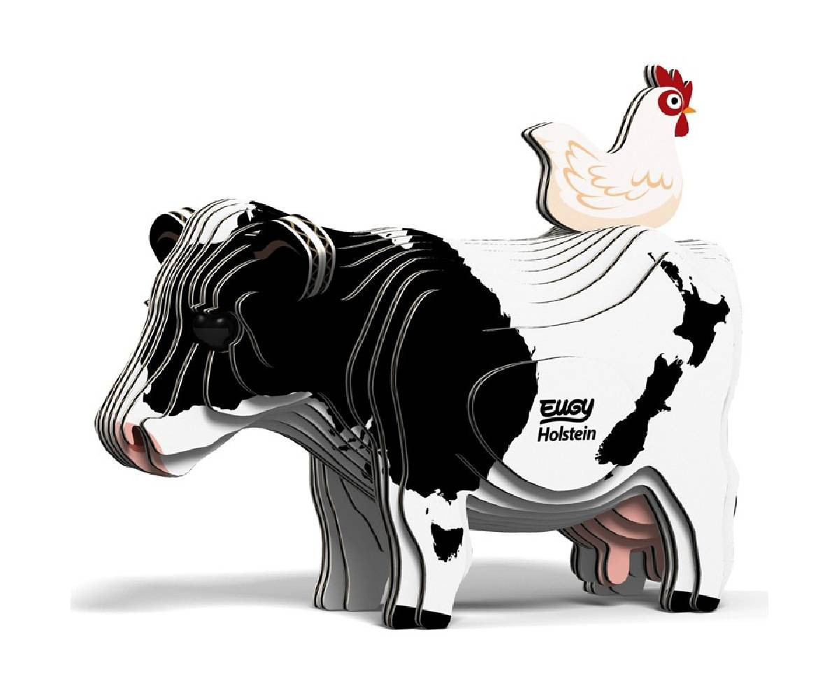 Puzzle 3D Eugy Holstein Cow