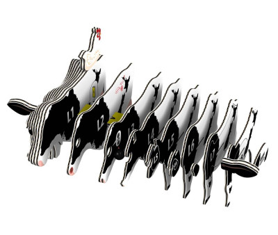 Puzzle 3D Eugy Holstein Cow