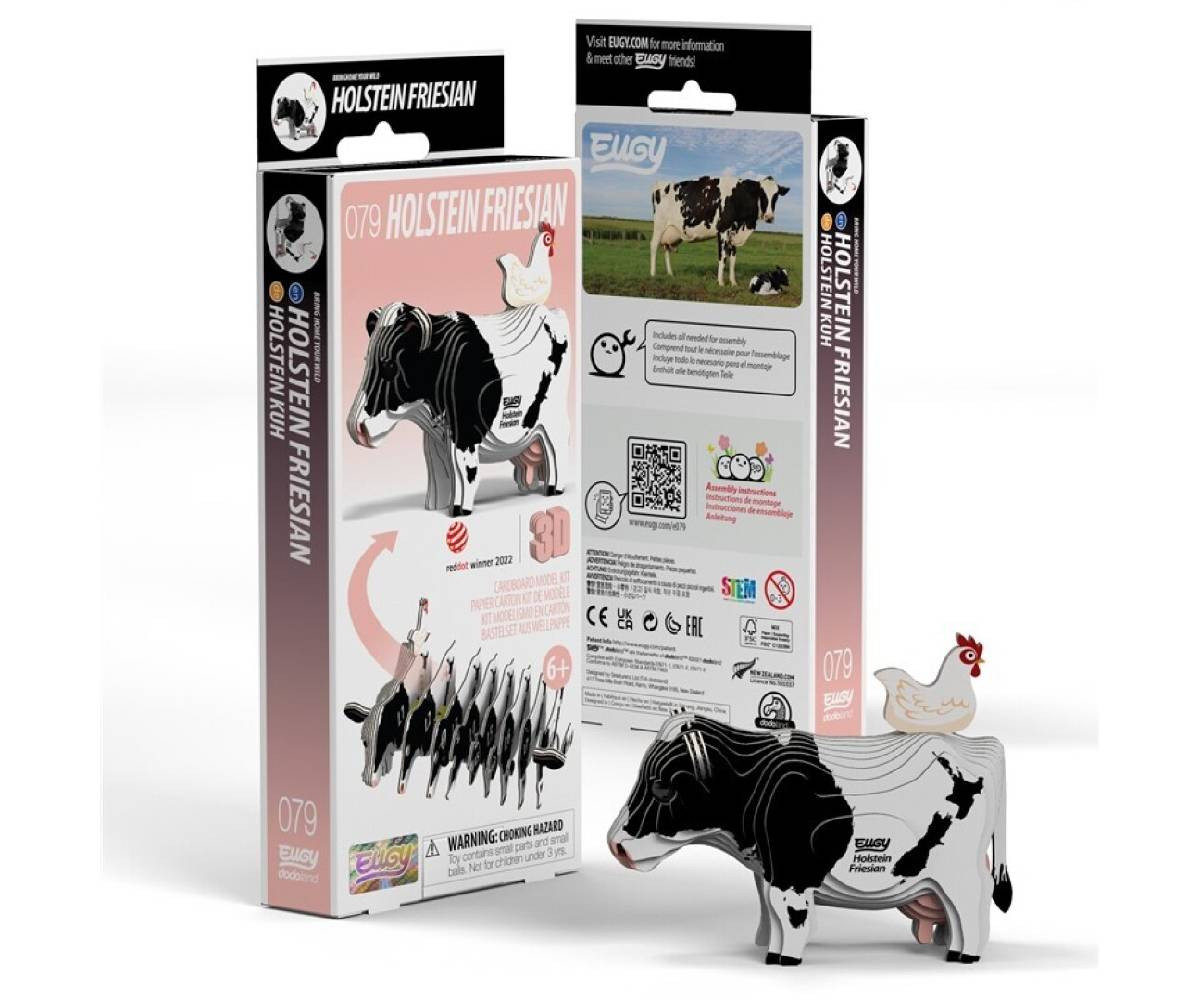 Puzzle 3D Eugy Holstein Cow