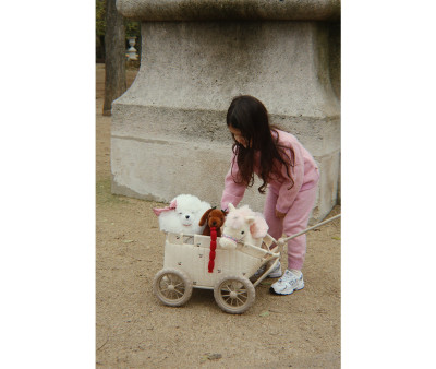 Carrettino Wagon per Bambole Cherry