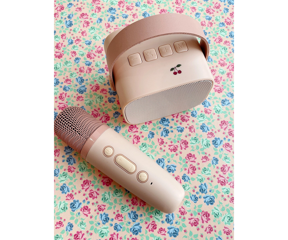Set Karaoke Bluetooth Cherry
