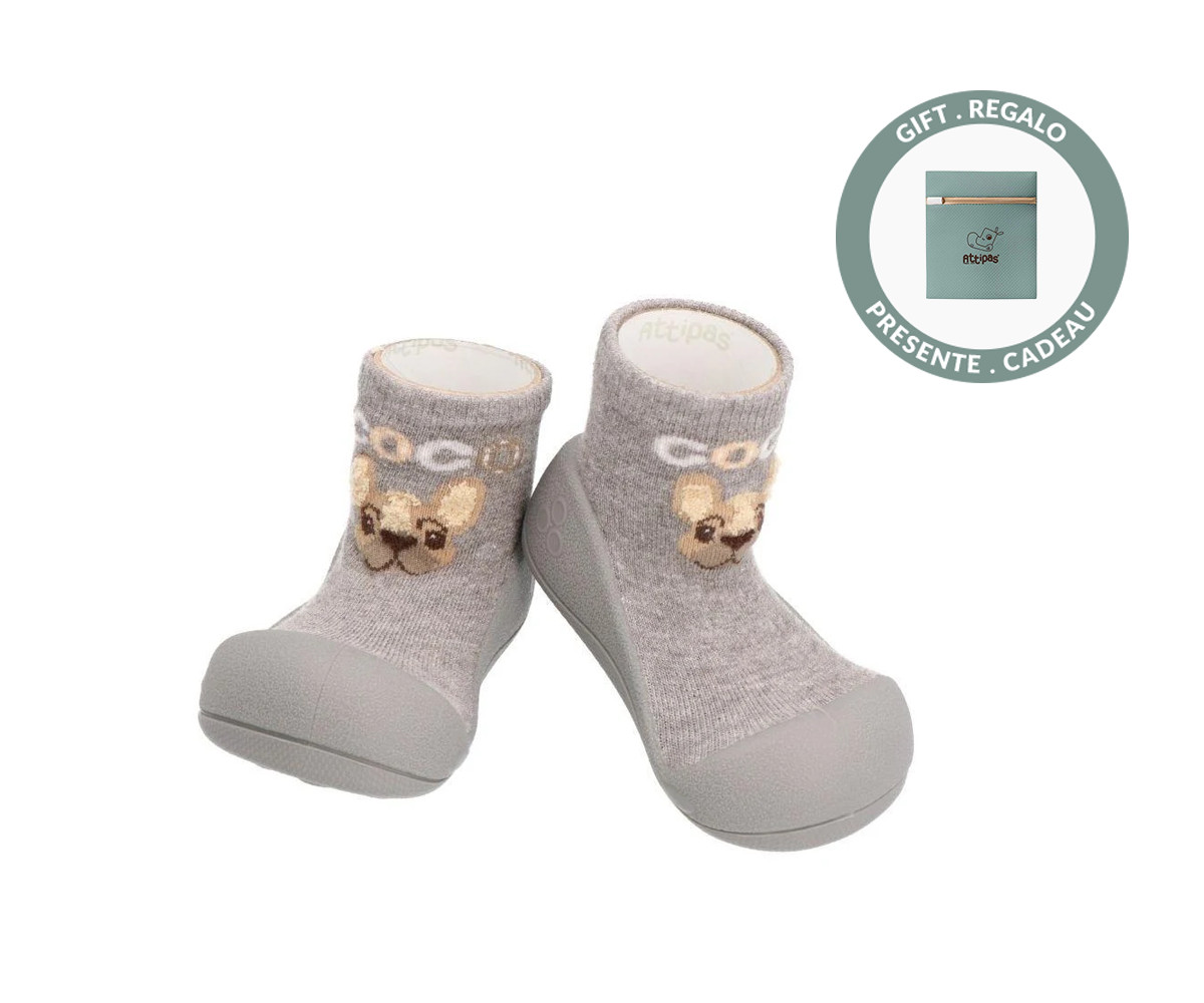 Calzado Attipas Zootopia Dog Coco Grey + Bolsa de Regalo
