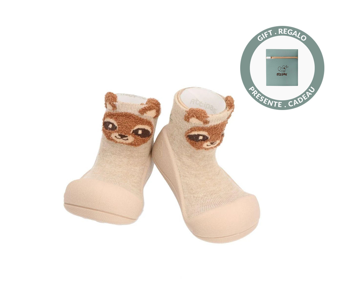 Calzado Zootopia Racoon Beige + Bolsa de Regalo