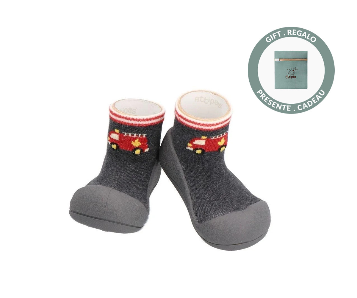 Calzado Attipas Firefighters Charcoal + Bolsa de Regalo