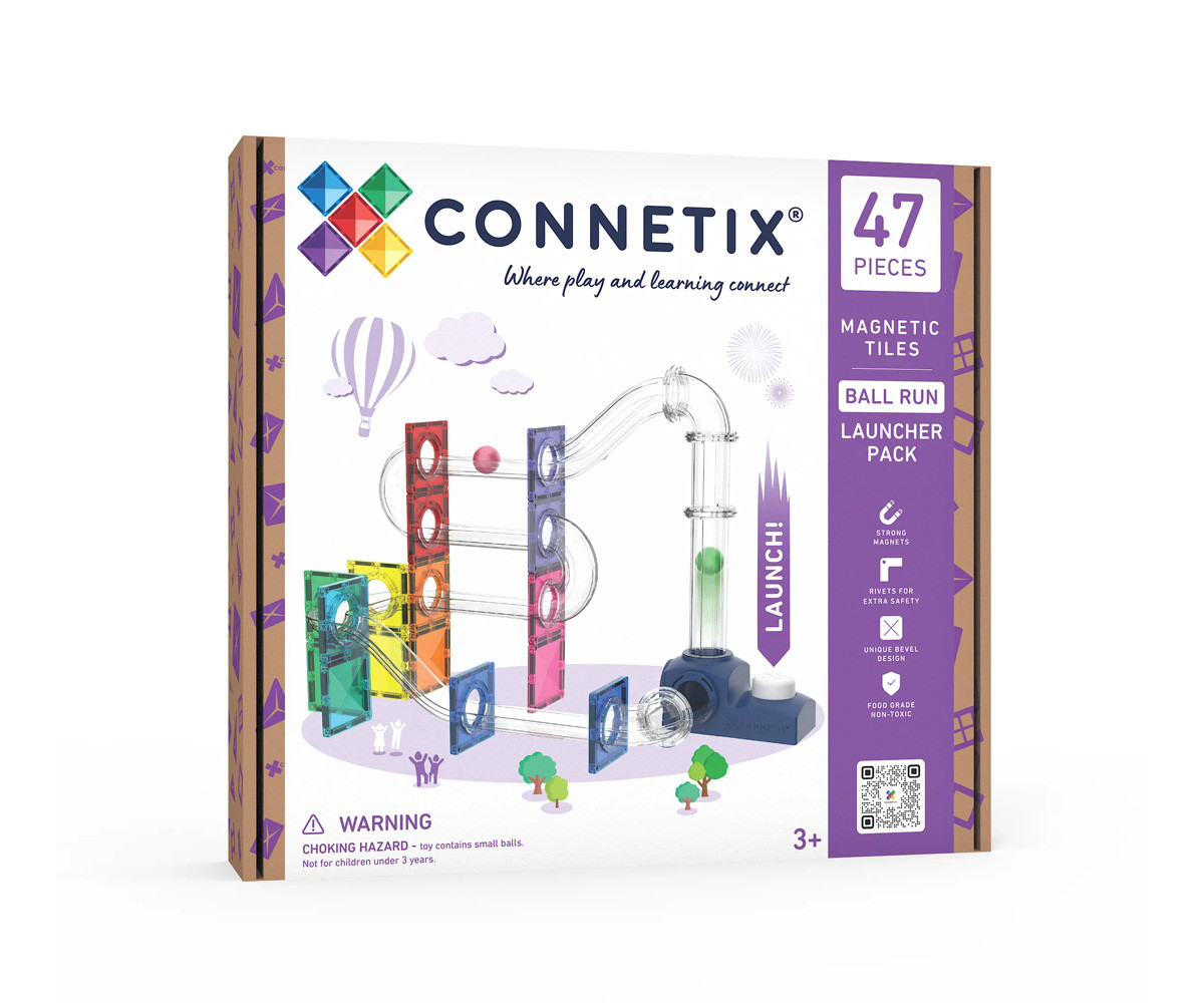 Set Connetix Ball Run Launcher 47 Piezas