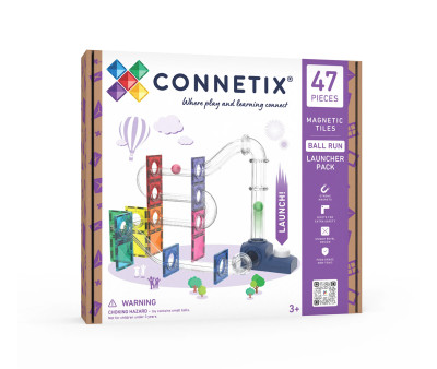 Set Connetix Ball Run Launcher 47 Piezas