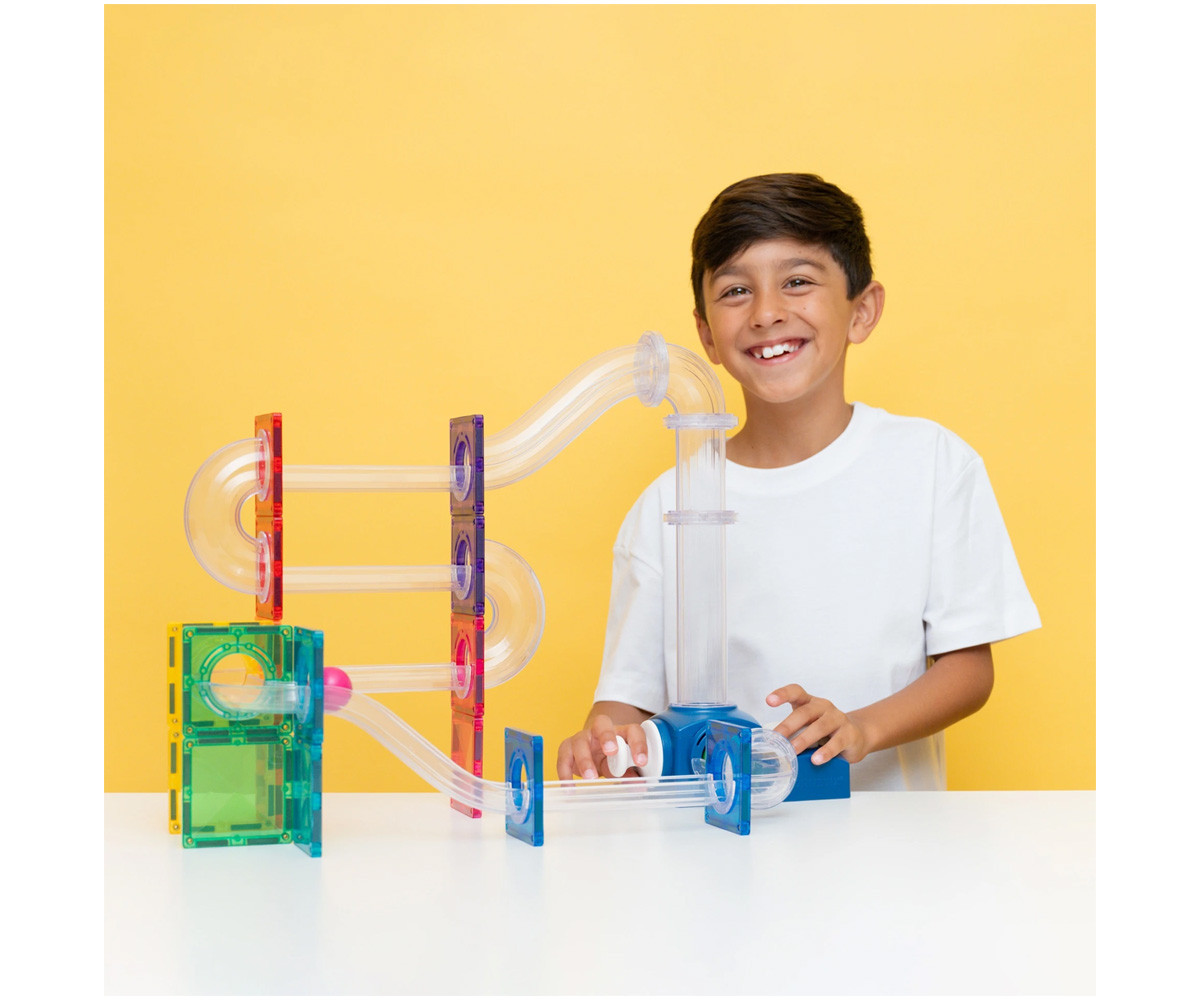 Set Connetix Ball Run Launcher 47 Piezas