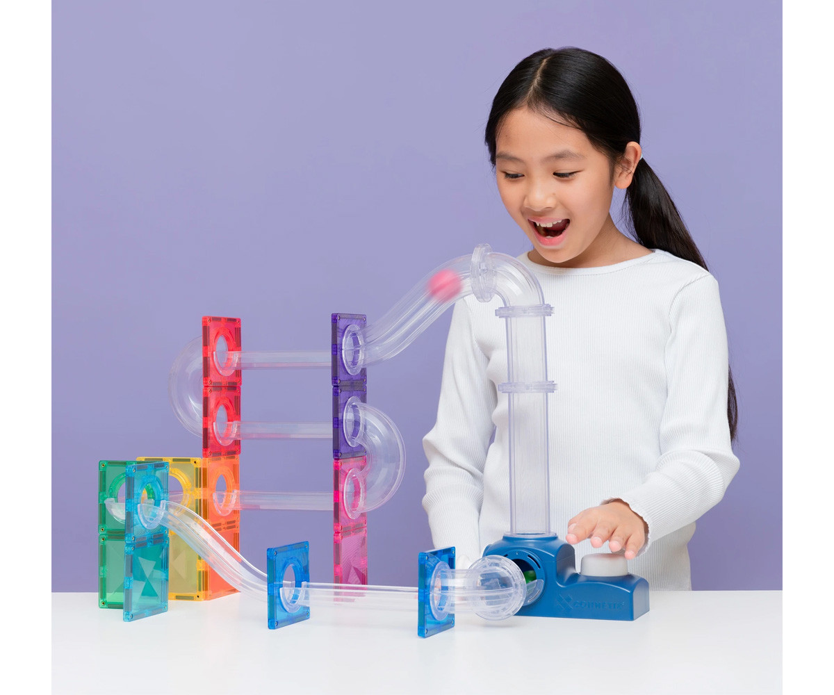 Set Connetix Ball Run Launcher 47 Piezas