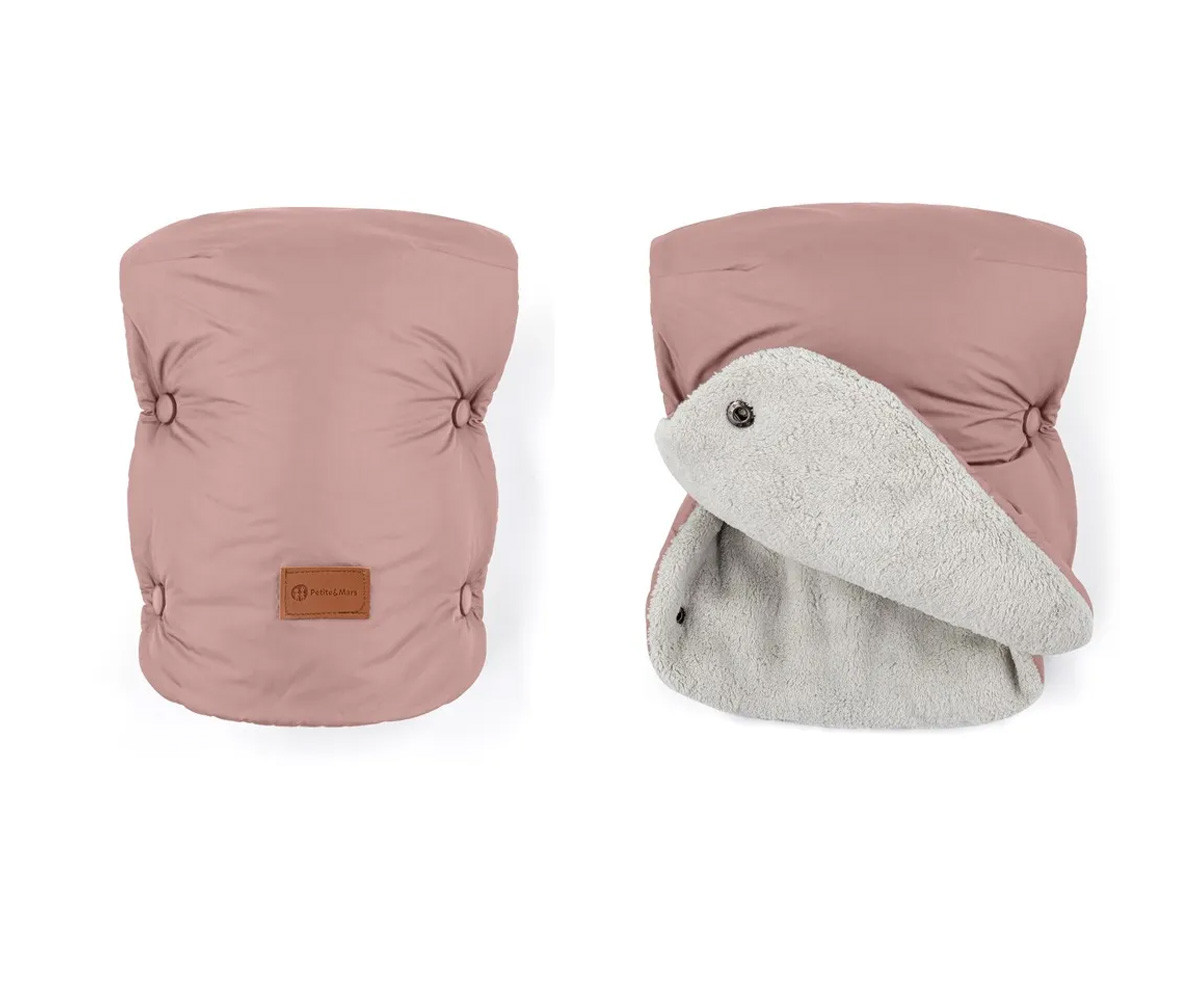 Manoplas Jasie Dusty Pink para Carrito de Bebé