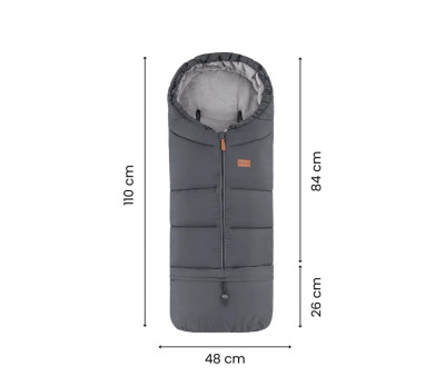 Saco Carro Bebé 3 en 1 Jibot Dark Wallnut
