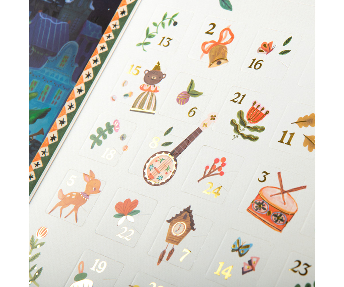 Calendario de Adviento con Linterna de Historias Les Minouchkas