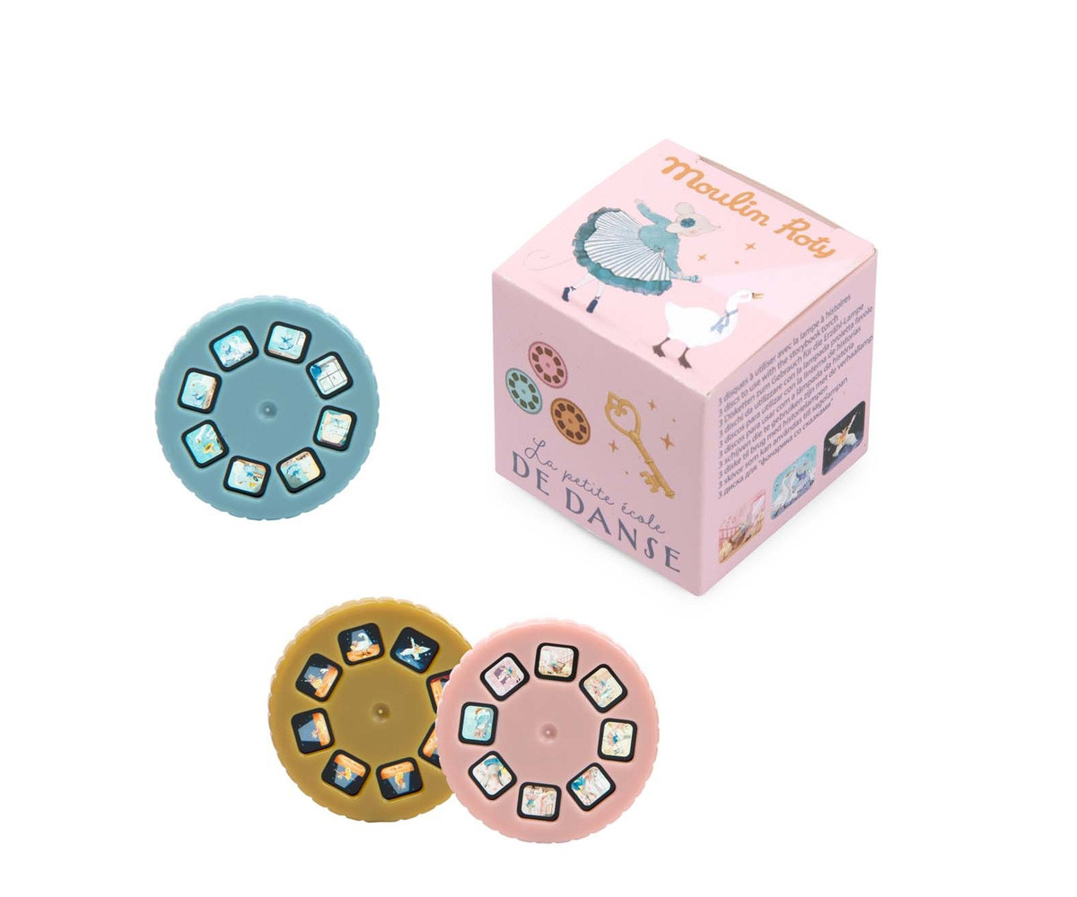Caja con 3 Discos para Linterna  La Petite École De Danse