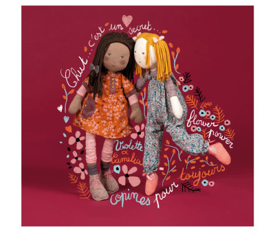 Muñeca de Trapo Violette 45cm Les Rosalies