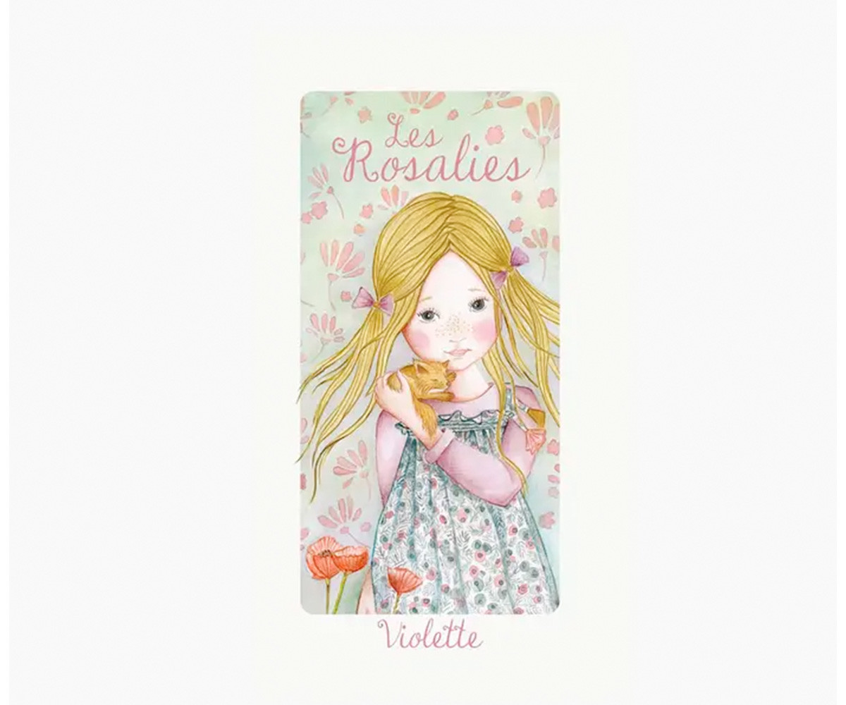 Muñeca de Trapo Violette 45cm Les Rosalies