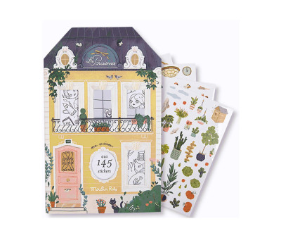 Livro para colorir Les Parisiennes com adesivos
