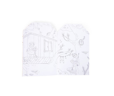 Livro para colorir Les Parisiennes com adesivos